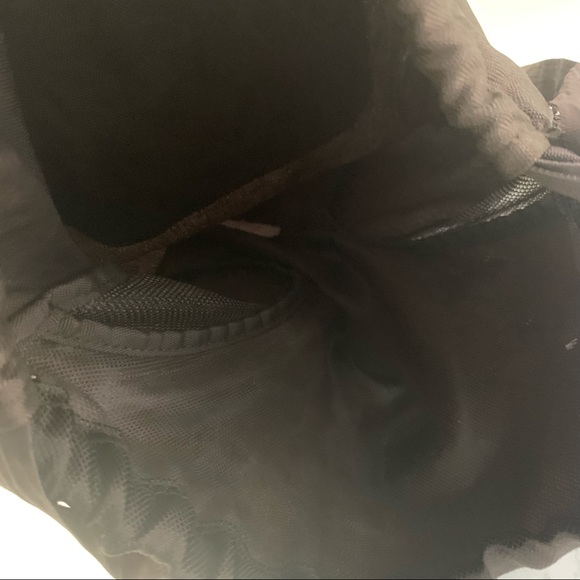 Adidas drawstring lightweight backpack in brown and pink - Picture 6 of 8